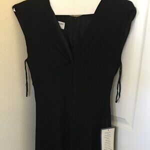 Jones New York black, mid-calf length sz 12 cocktail dress